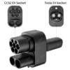 CCS2 to NACS Extended Adapter (for Tesla Cybertruck) - Image 2