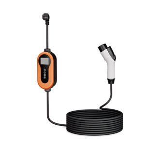 Portable AC EV Charger with GB/T Type 2 J1772 NACS charging heads and IP54 protection